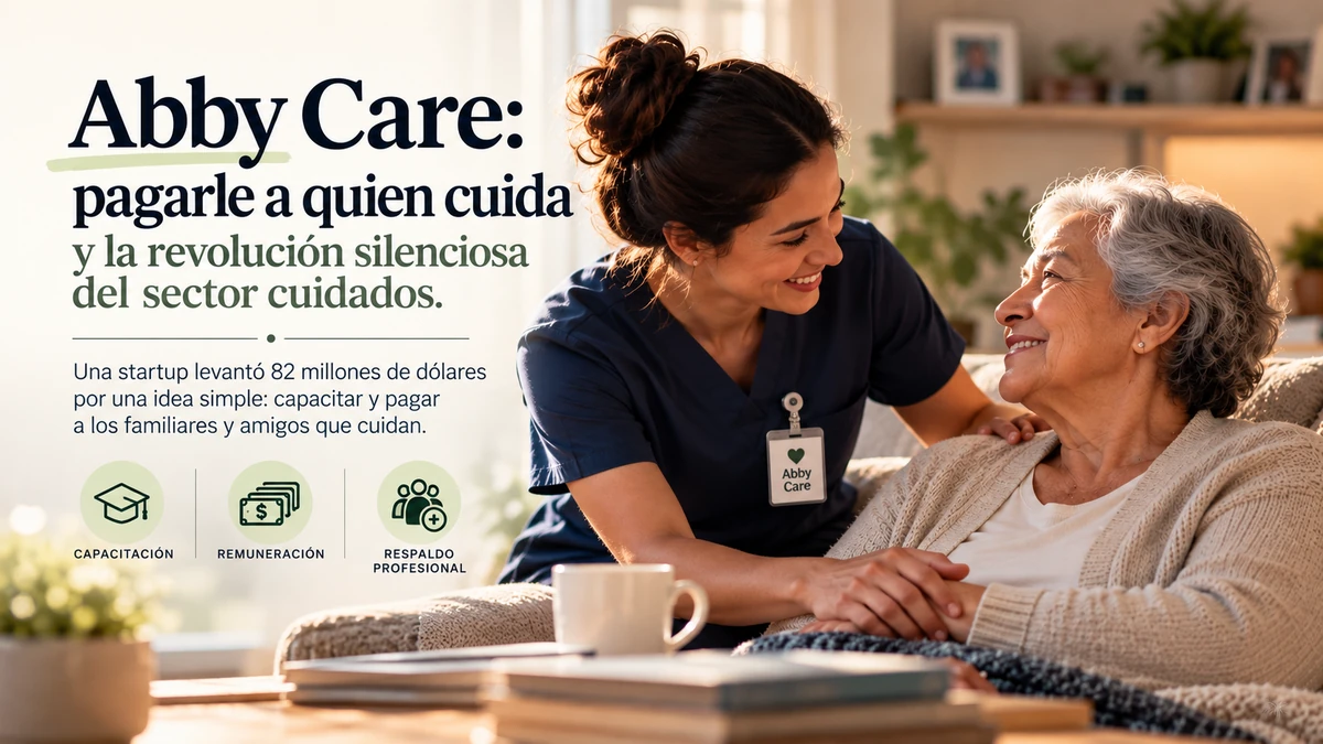Abby Care y cuidadores familiares: capacitar y remunerar a quien cuida en el hogar.