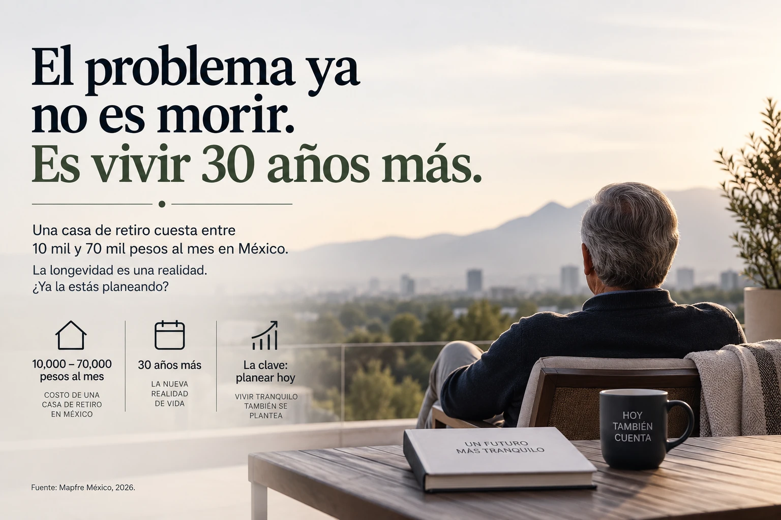 Costo de envejecer en México: casas de retiro, longevidad y economía plateada.