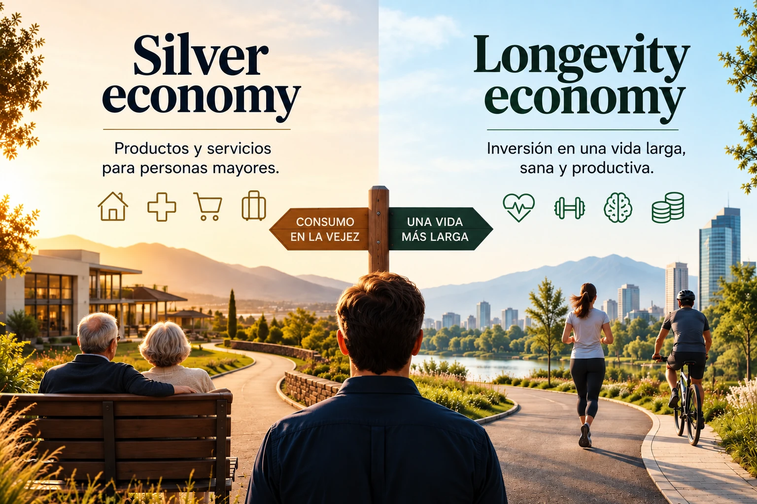 Diferencia entre silver economy (economía plateada) y longevity economy (economía de la longevidad) en México y LATAM.