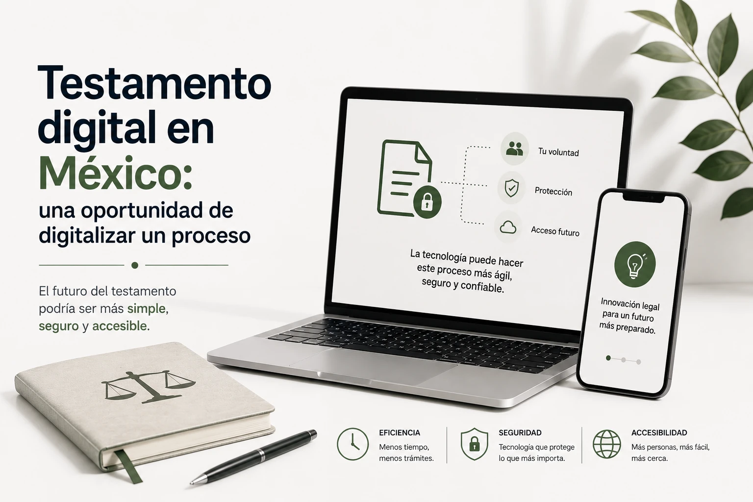 Testamento digital en México: legalidad notarial y casos de Farewill y Willful.